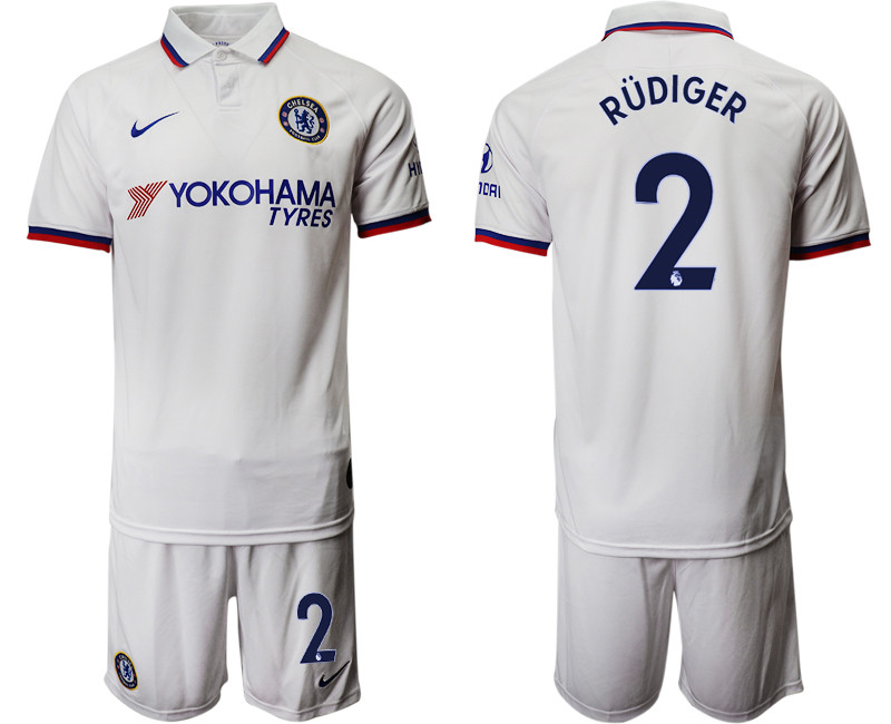 2019 20 Chelsea 2 RUDIGER Away Soccer Jersey