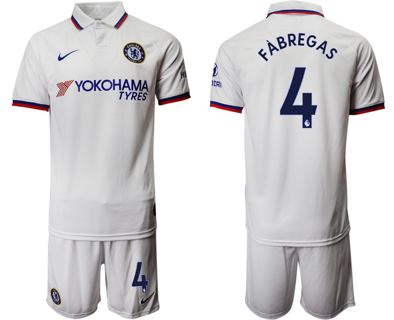 2019 20 Chelsea 4 FABREGAS Away Soccer Jersey