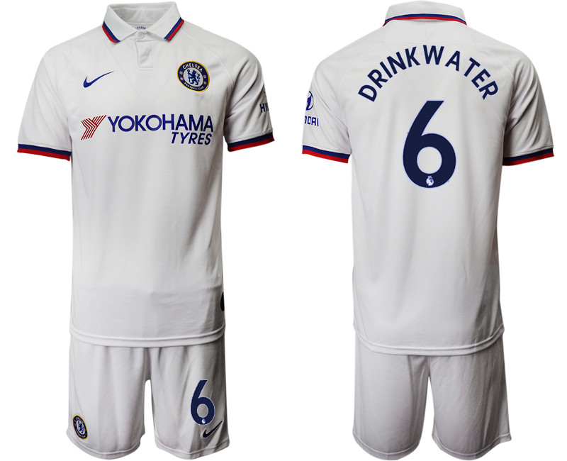 2019 20 Chelsea 6 DRINKWATER Away Soccer Jersey