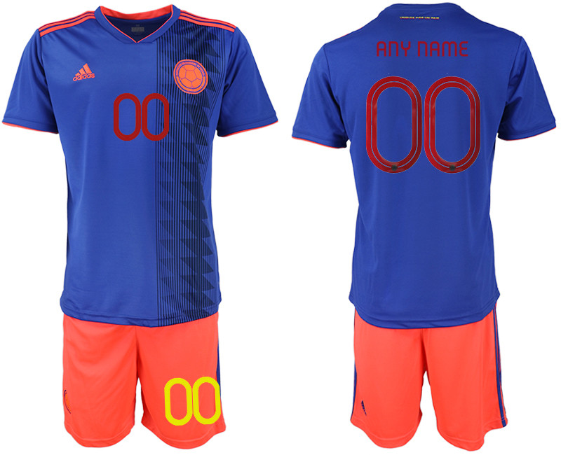 2019 20 Colombia Customized Away Soccer Jersey
