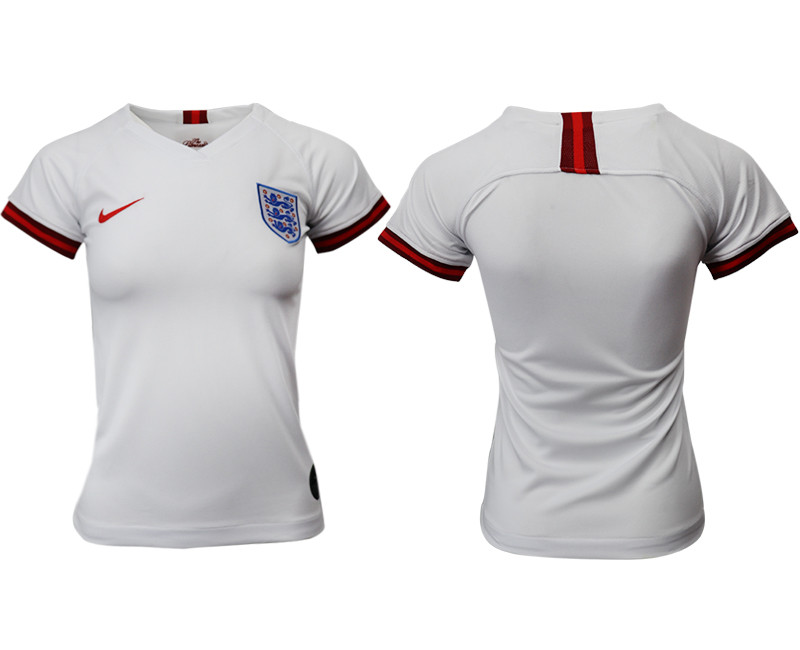 2019 20 England Home Women Soccer Jersey