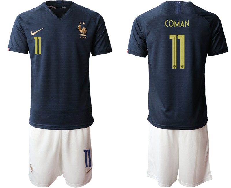2019 20 France 11 COMAN Home Soccer Jersey