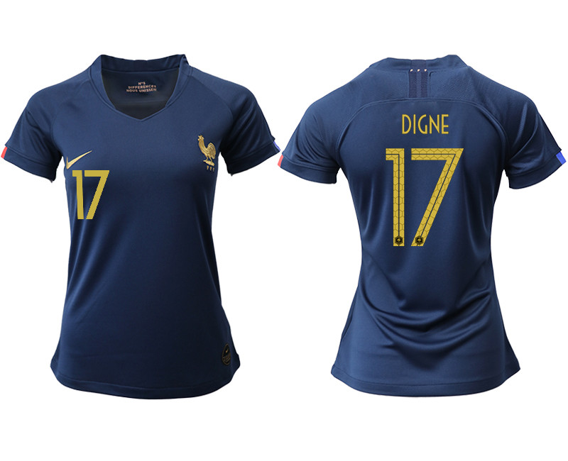 2019 20 France 17 DIGNE Homen Women Soccer Jersey