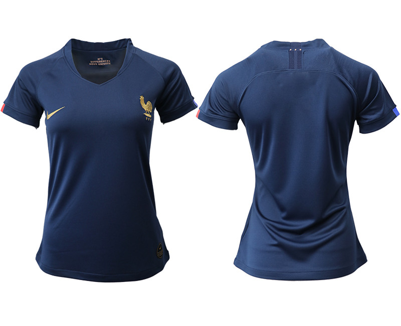 2019 20 France Homen Women Soccer Jersey