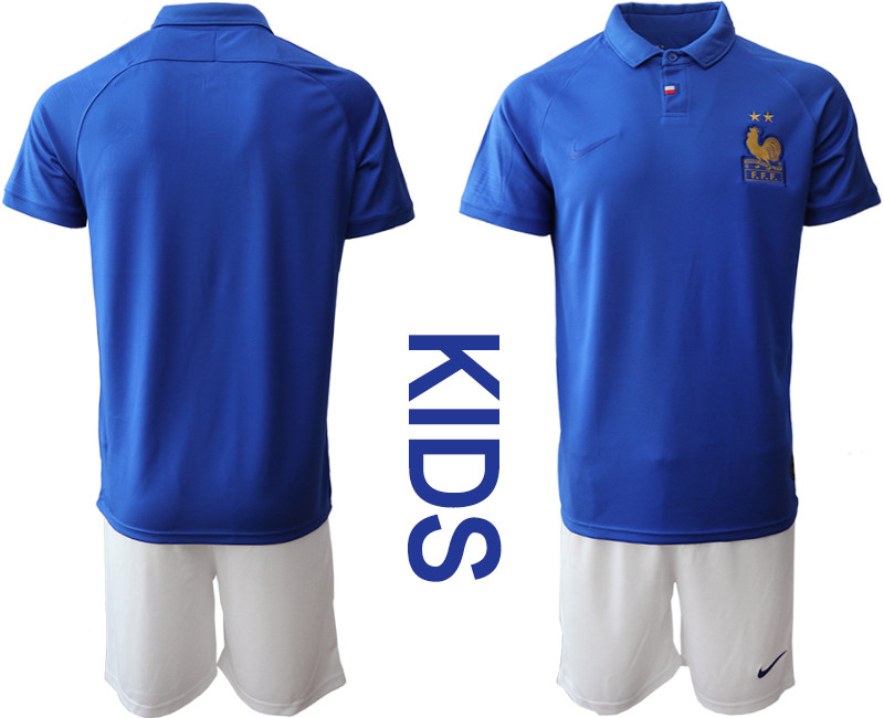 2019 20 France Youth Centenary Edition Soccer Jersey