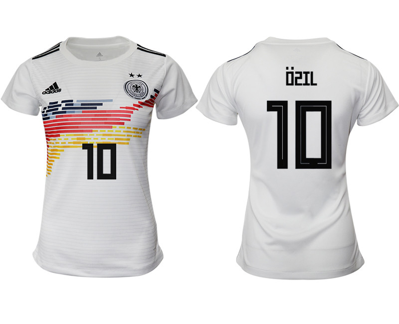 2019 20 Germany 10 OSIL Home Women Soccer Jersey