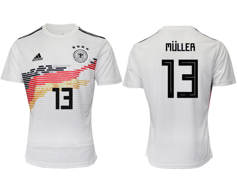 2019 20 Germany 13 MULLER Home Thailand Soccer Jersey