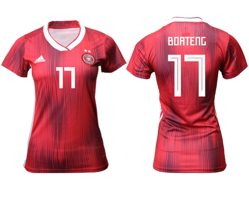 2019 20 Germany 17 BOATENG Away Women Soccer Jersey