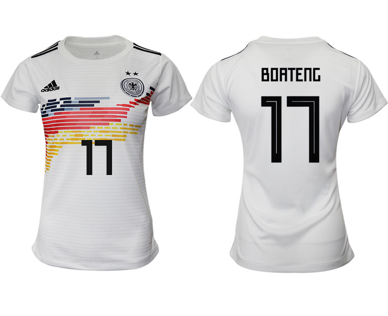 2019 20 Germany 17 BOATENG Home Women Soccer Jersey