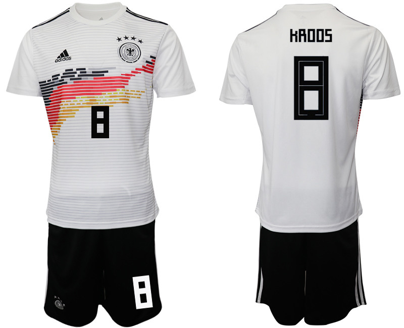 2019 20 Germany 8 HROOS Home Soccer Jersey