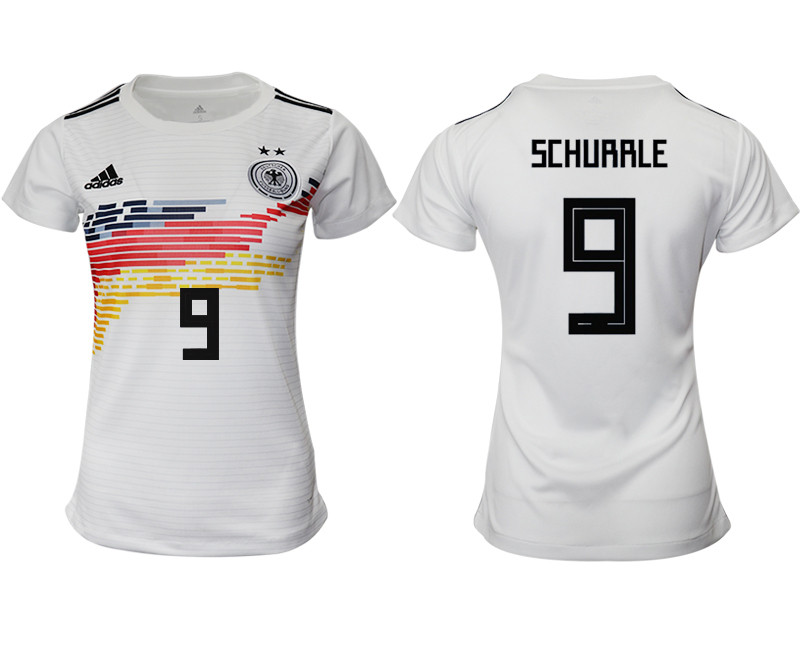 2019 20 Germany 9 SCHURRLE Home Women Soccer Jersey