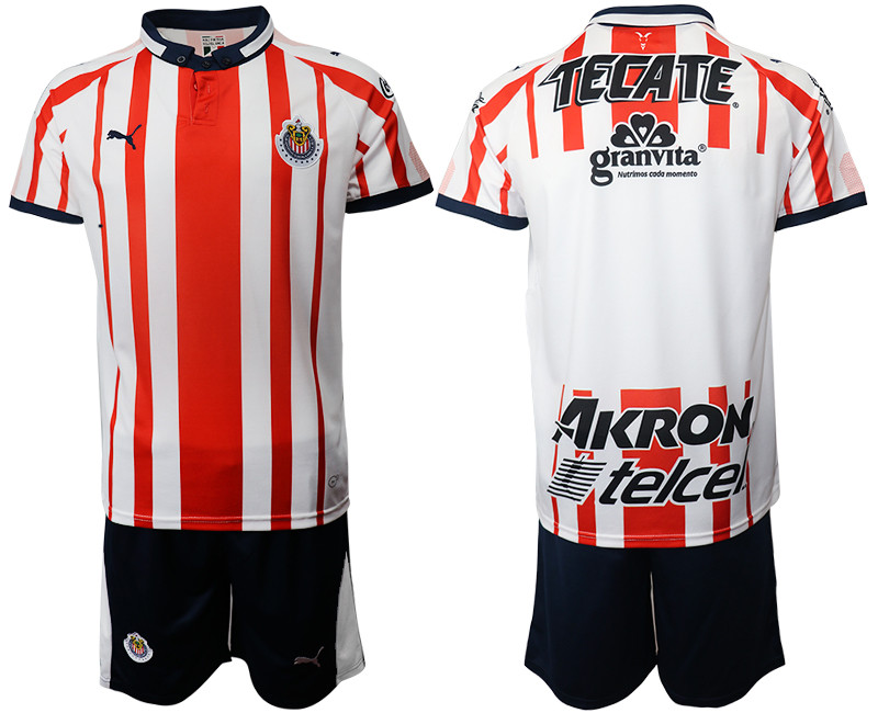 2019 20 Guadalajara Home Soccer Jersey