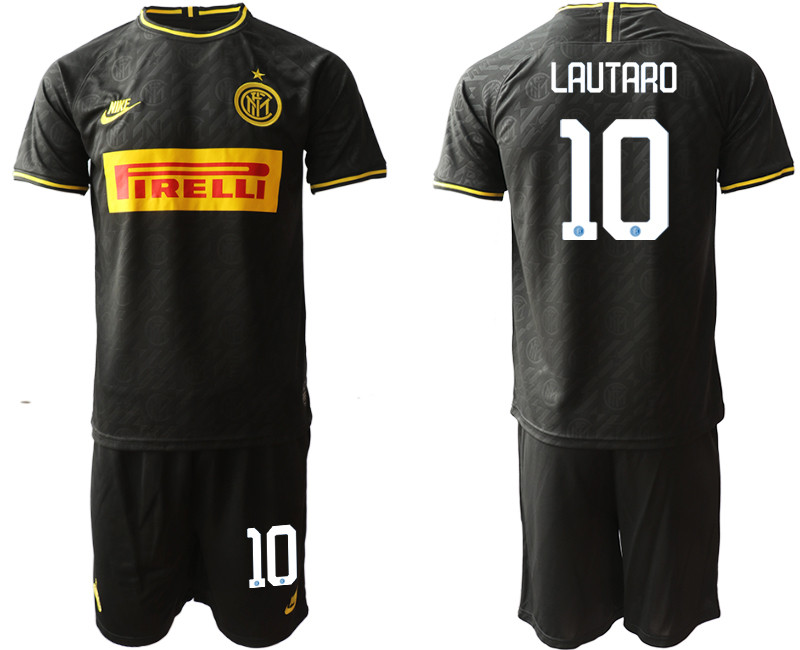 2019 20 Inter Milan 10 LAUTARO Third Away Soccer Jersey