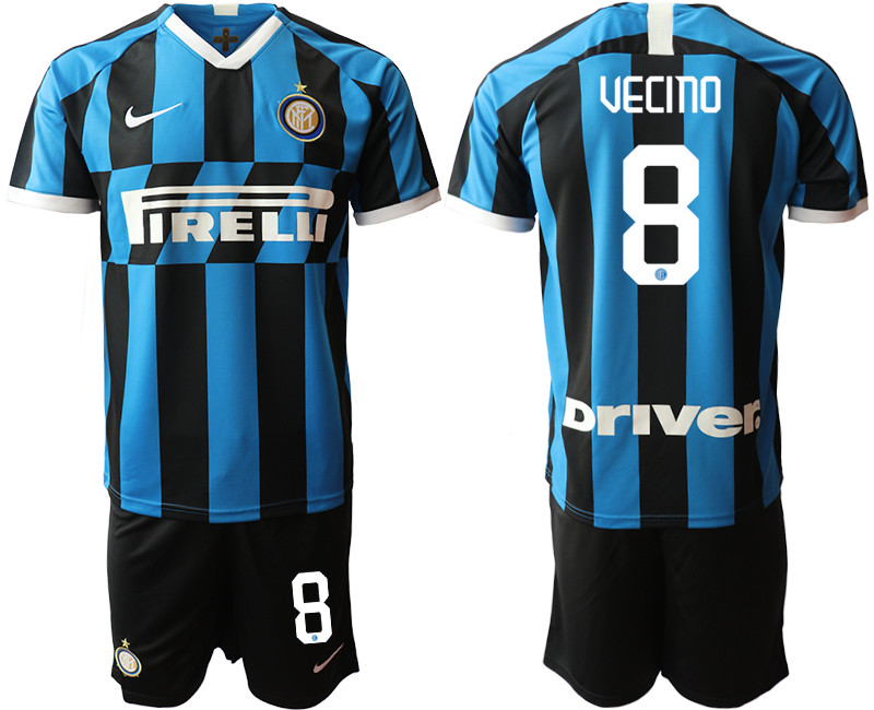 2019 20 Inter Milan 8 VECINO Home Soccer Jersey