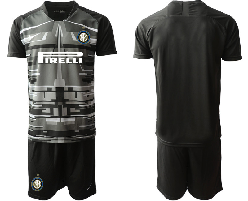 2019 20 Inter Milan Black Goalkeeper Soccer Jersey