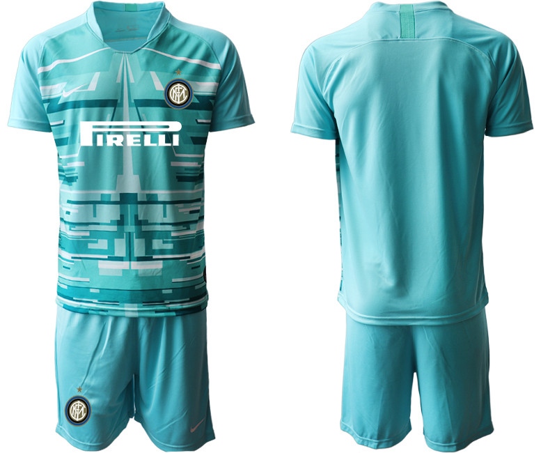 2019 20 Inter Milan Blue Goalkeeper Soccer Jersey