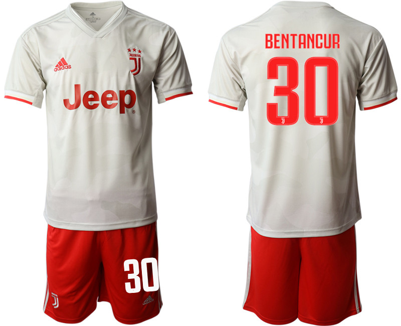 2019 20 Juventus FC 30 BENTANCUR Away Soccer Jersey