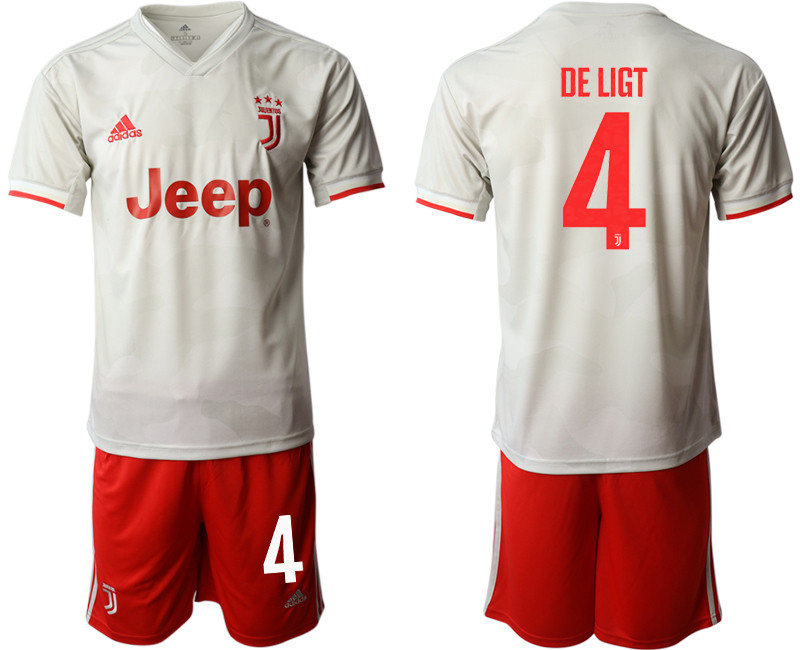 2019 20 Juventus FC 4 DE LIGT Away Soccer Jersey