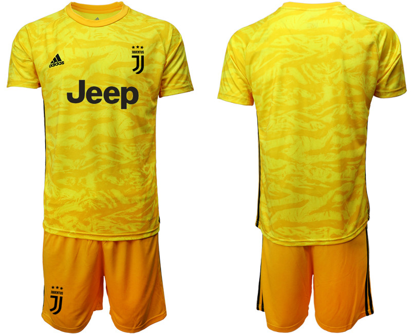 2019 20 Juventus Yellow Goalkeeper Soccer Jersey