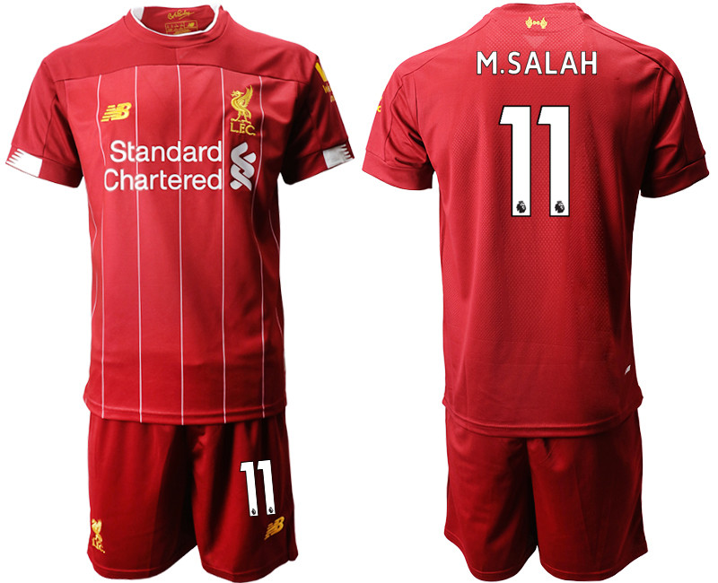 2019 20 Liverpool 11 M.SALAH Home Soccer Jersey