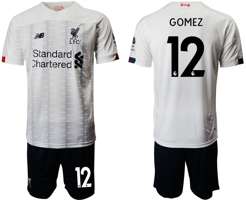 2019 20 Liverpool 12 GOMEZ Away Soccer Jersey