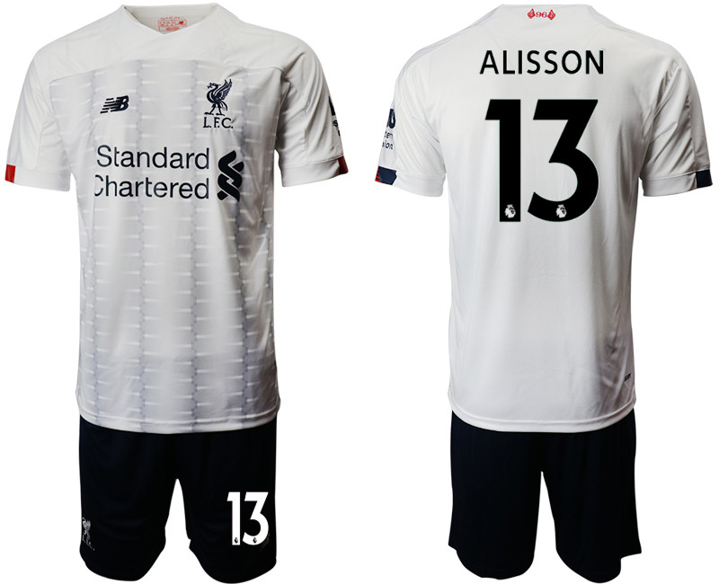 2019 20 Liverpool 13 ALISSON Away Soccer Jersey
