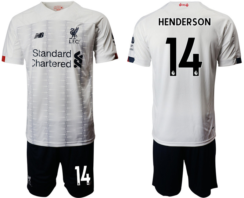 2019 20 Liverpool 14 HENDERSON Away Soccer Jersey