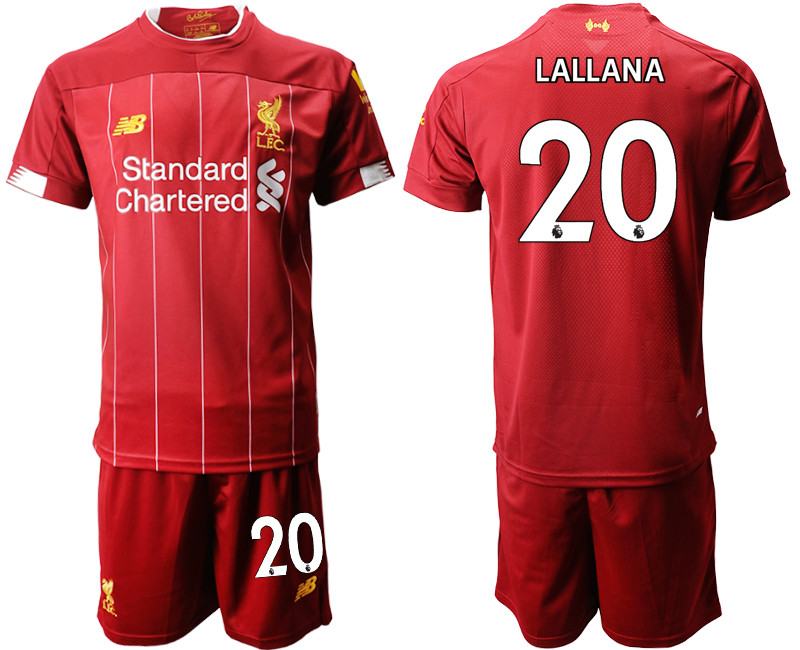2019 20 Liverpool 20 LALLANA Home Soccer Jersey