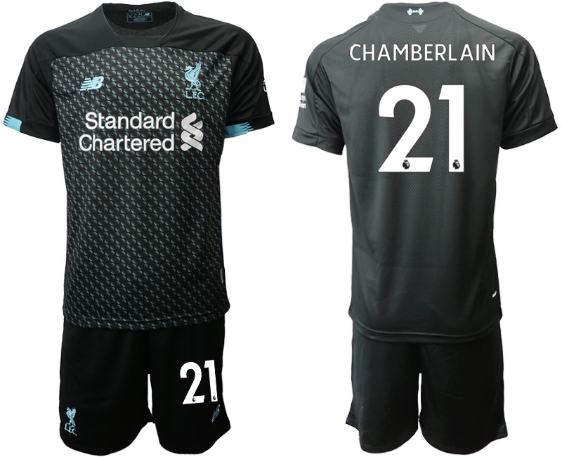 2019 20 Liverpool 21 CHAMBERLAIN Third Away Soccer Jersey