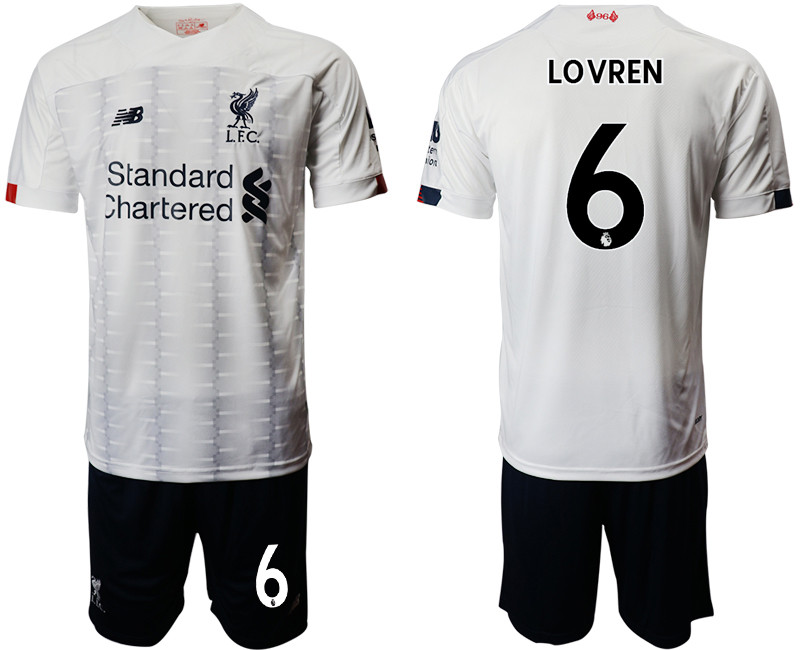 2019 20 Liverpool 6 LOVREN Away Soccer Jersey