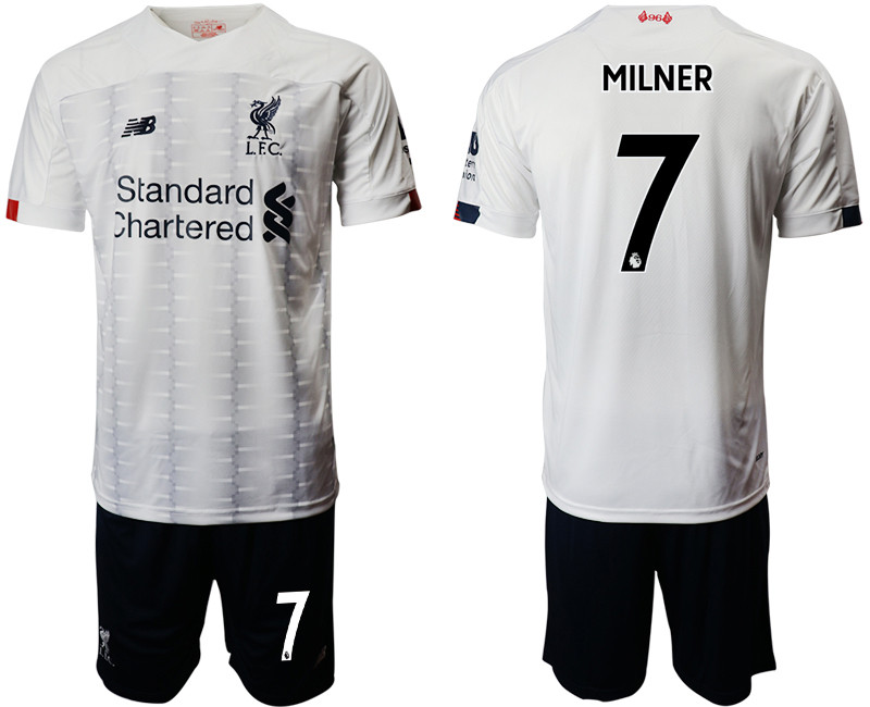 2019 20 Liverpool 7 MILNER Away Soccer Jersey