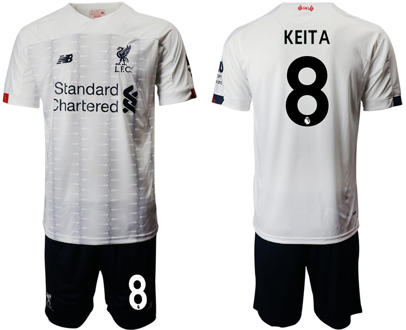 2019 20 Liverpool 8 KEITA Away Soccer Jersey