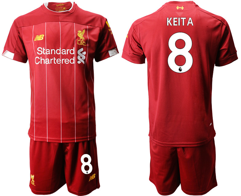 2019 20 Liverpool 8 KEITA Home Soccer Jersey