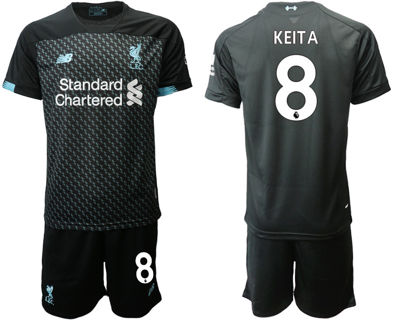 2019 20 Liverpool 8 KEITA Third Away Soccer Jersey