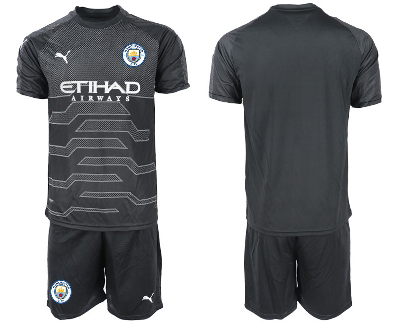 2019 20 Manchester Black Goalkeeper Soccer Jersey