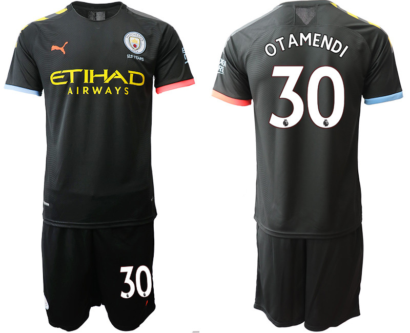 2019 20 Manchester City 30 OTAMENDI Away Soccer Jersey