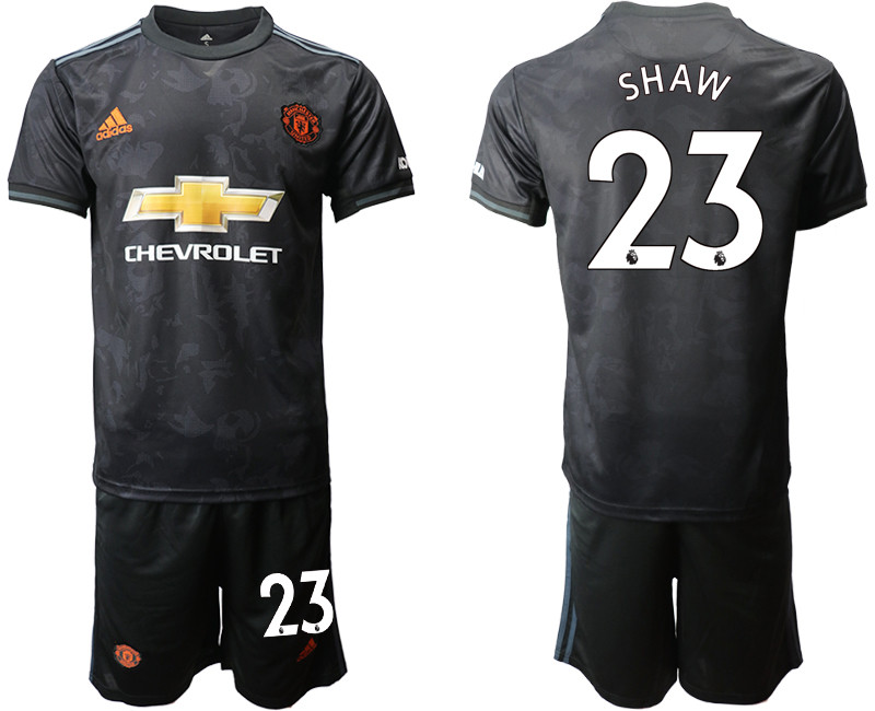2019 20 Manchester United 23 SHAW Third Away Soccer Jersey