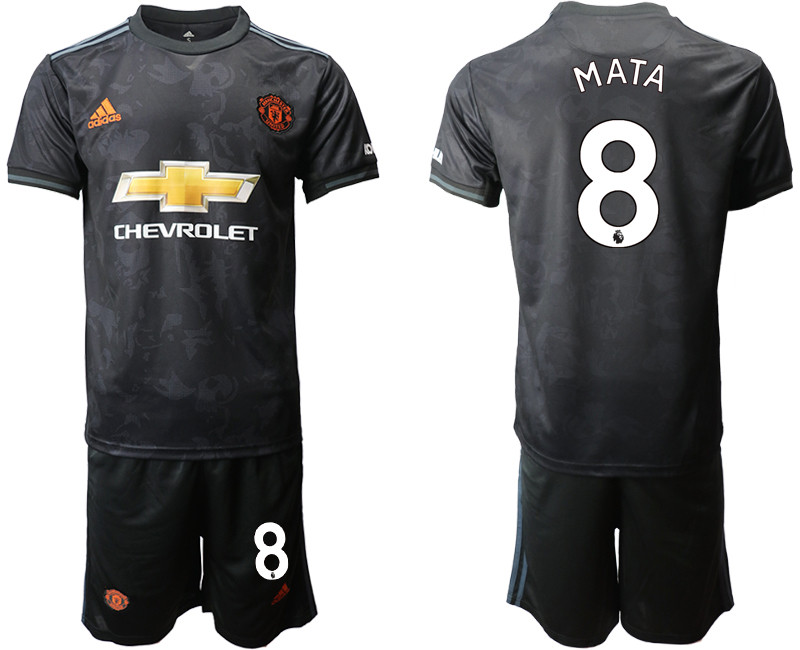 2019 20 Manchester United 8 MATA Third Away Soccer Jersey