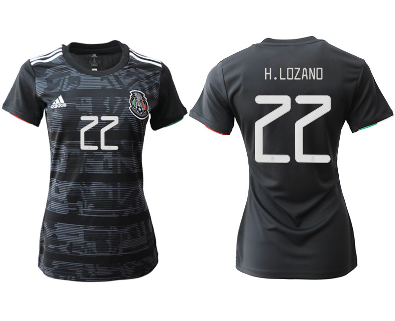 2019 20 Mexico 22 H.ZOZANO Home Women Soccer Jersey