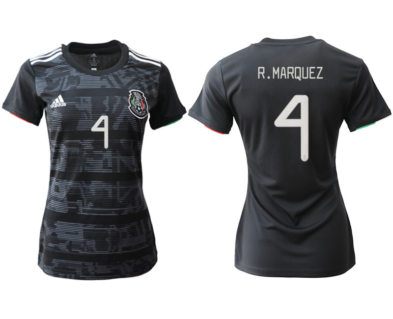 2019 20 Mexico 4 R.MARQUEZ Home Women Soccer Jersey