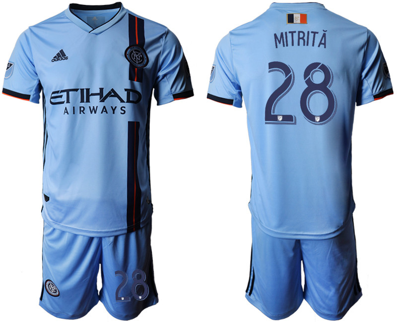 2019 20 New York City FC 28 MITRITA Home Soccer Jersey