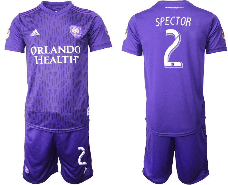 2019 20 Orlando City 2 SPECTOR Home Soccer Jersey