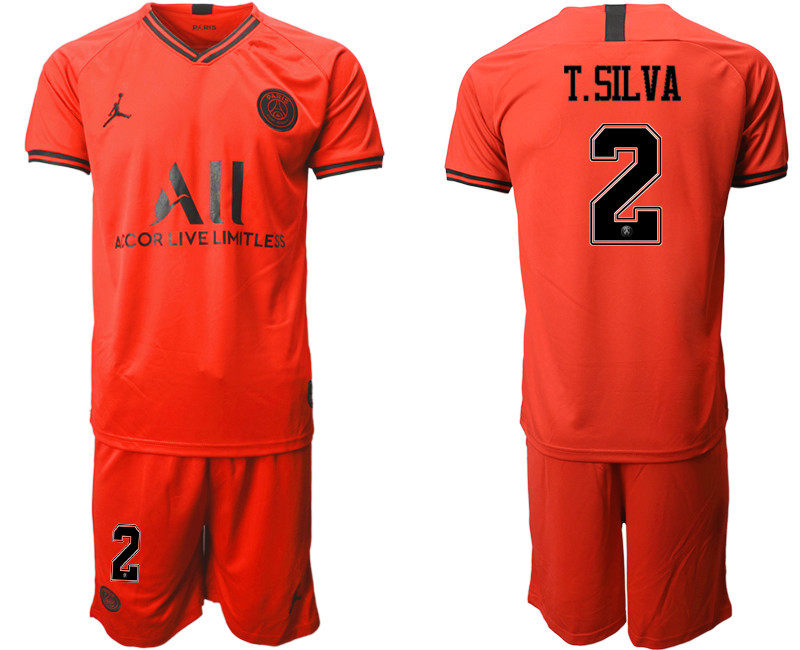 2019 20 Paris Saint Germain 2 T.SILVA Away Soccer Jersey