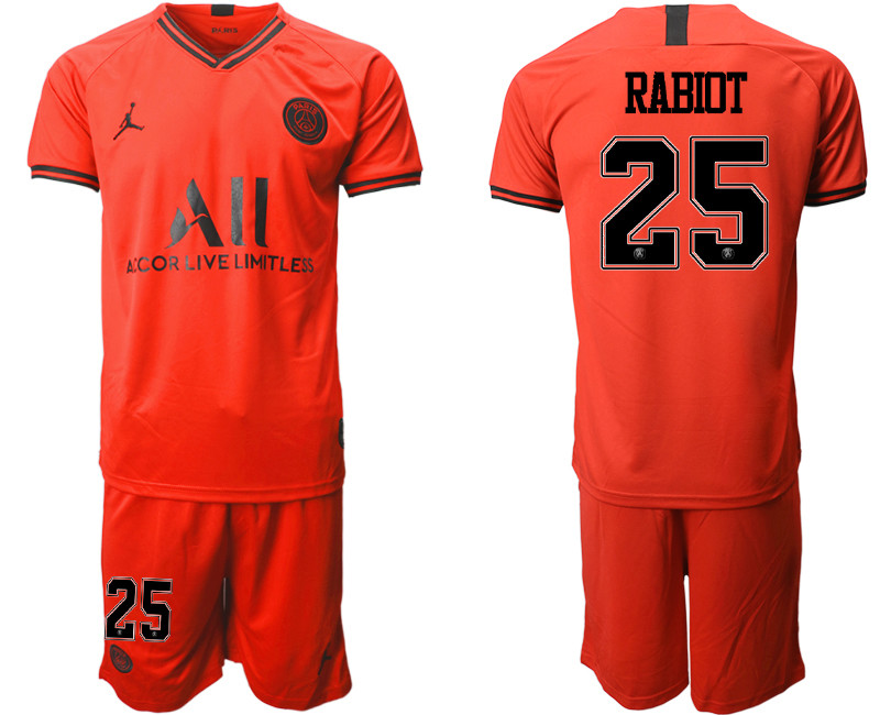 2019 20 Paris Saint Germain 25 RABIOT Away Soccer Jersey