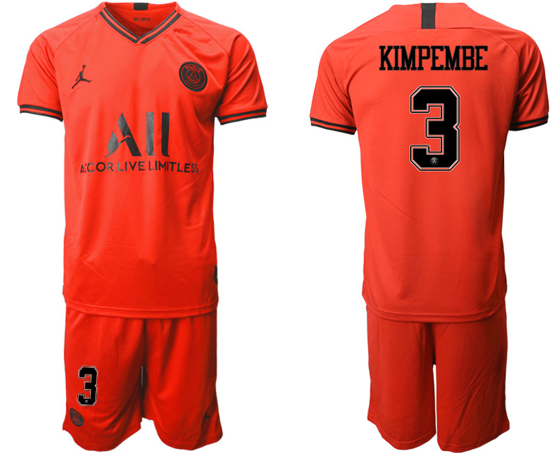 2019 20 Paris Saint Germain 3 KIMPEMBE Away Soccer Jersey