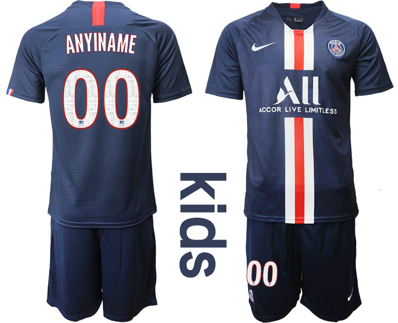 2019 20 Paris St Germain Customized Home Youth Soccer Jersey