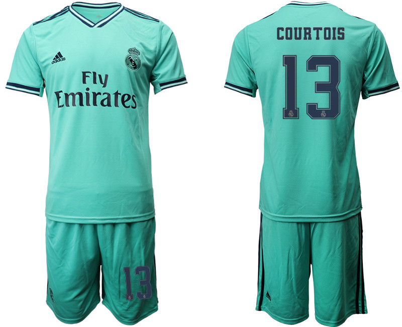 2019 20 Real Madrid 13 COURTOIS Third Away Soccer Jersey