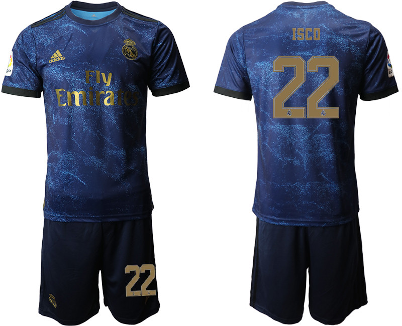 2019 20 Real Madrid 22 ISCO Third Away Soccer Jersey