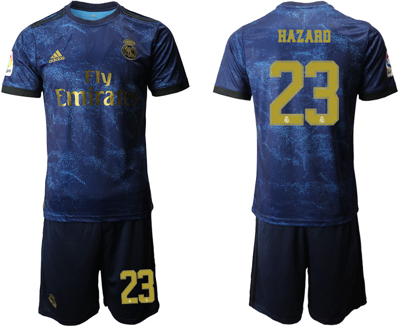 2019 20 Real Madrid 23 HAZARD Third Away Soccer Jersey