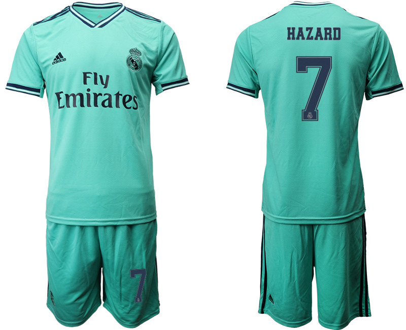 2019 20 Real Madrid 7 HAZARD Third Away Soccer Jersey